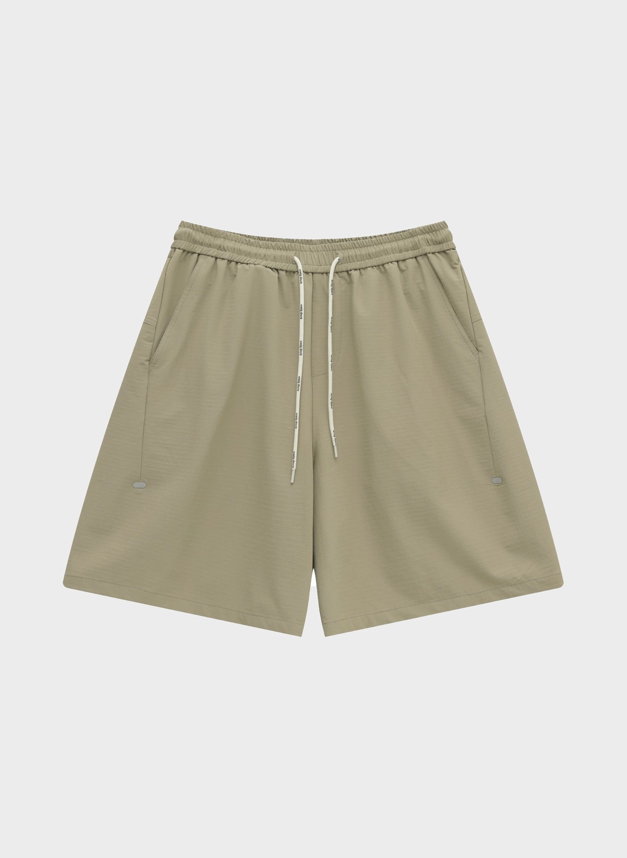 Shorts in khaki, flat product view