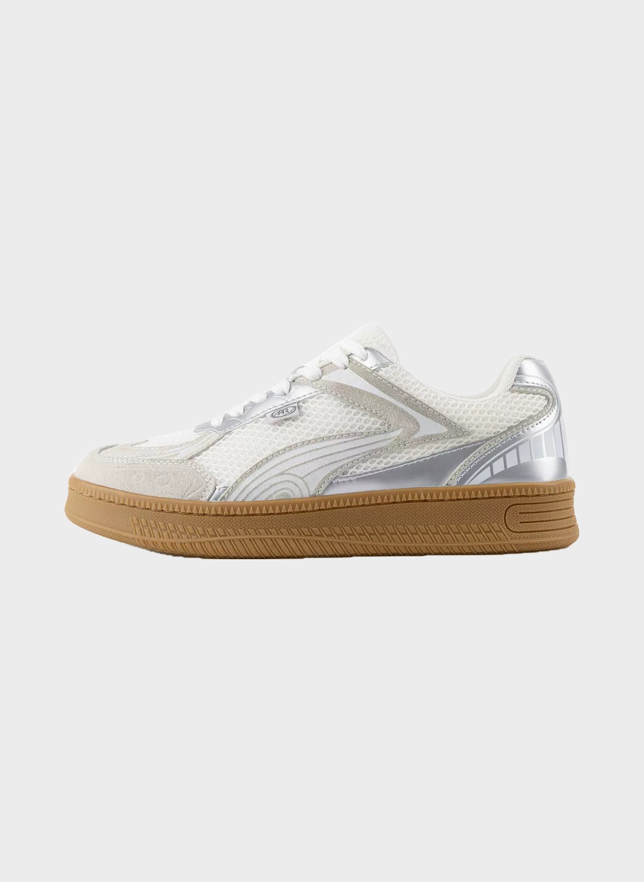 shoes-lift in silver white, product view
