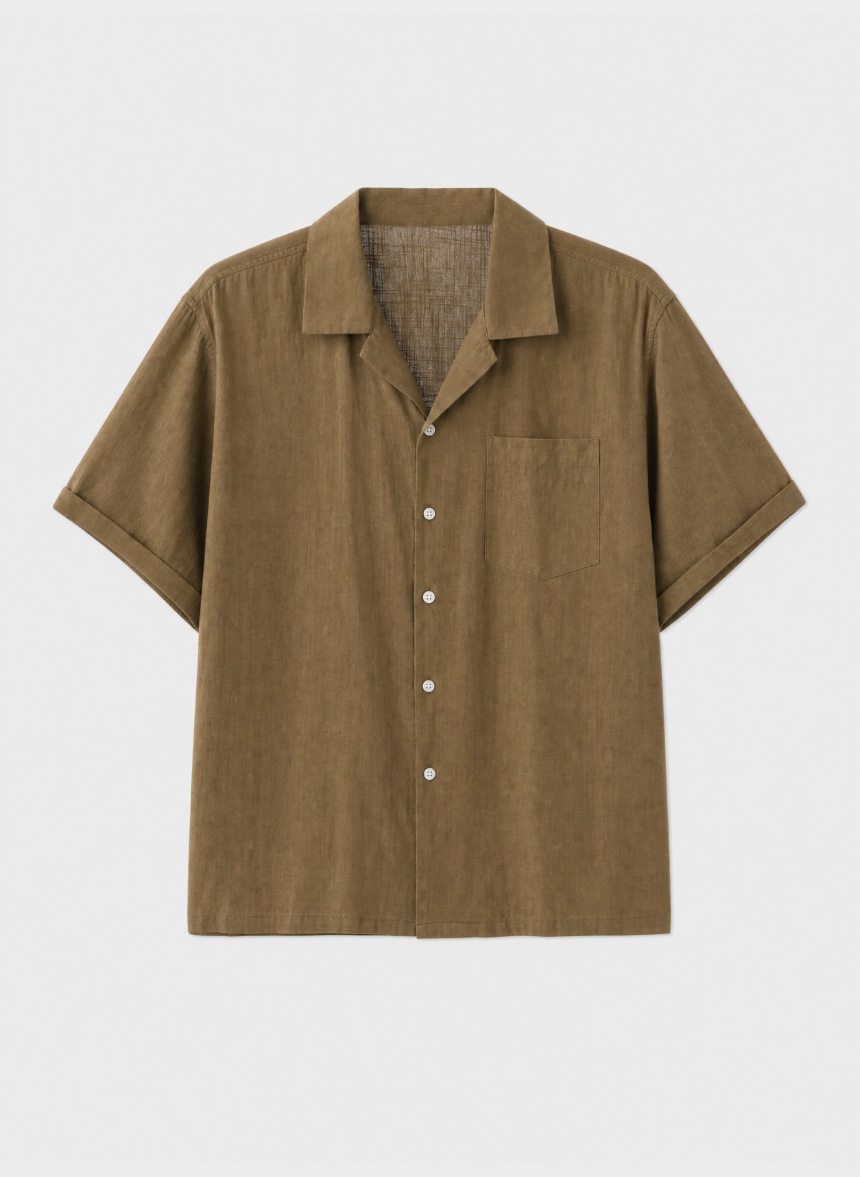 Garment in mocha, flat product view