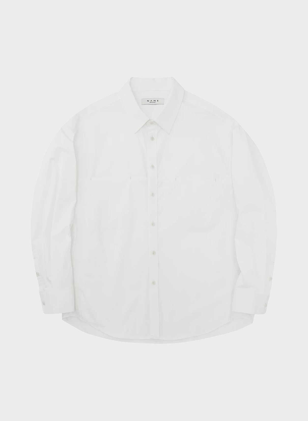 Shirt in white, flat product view
