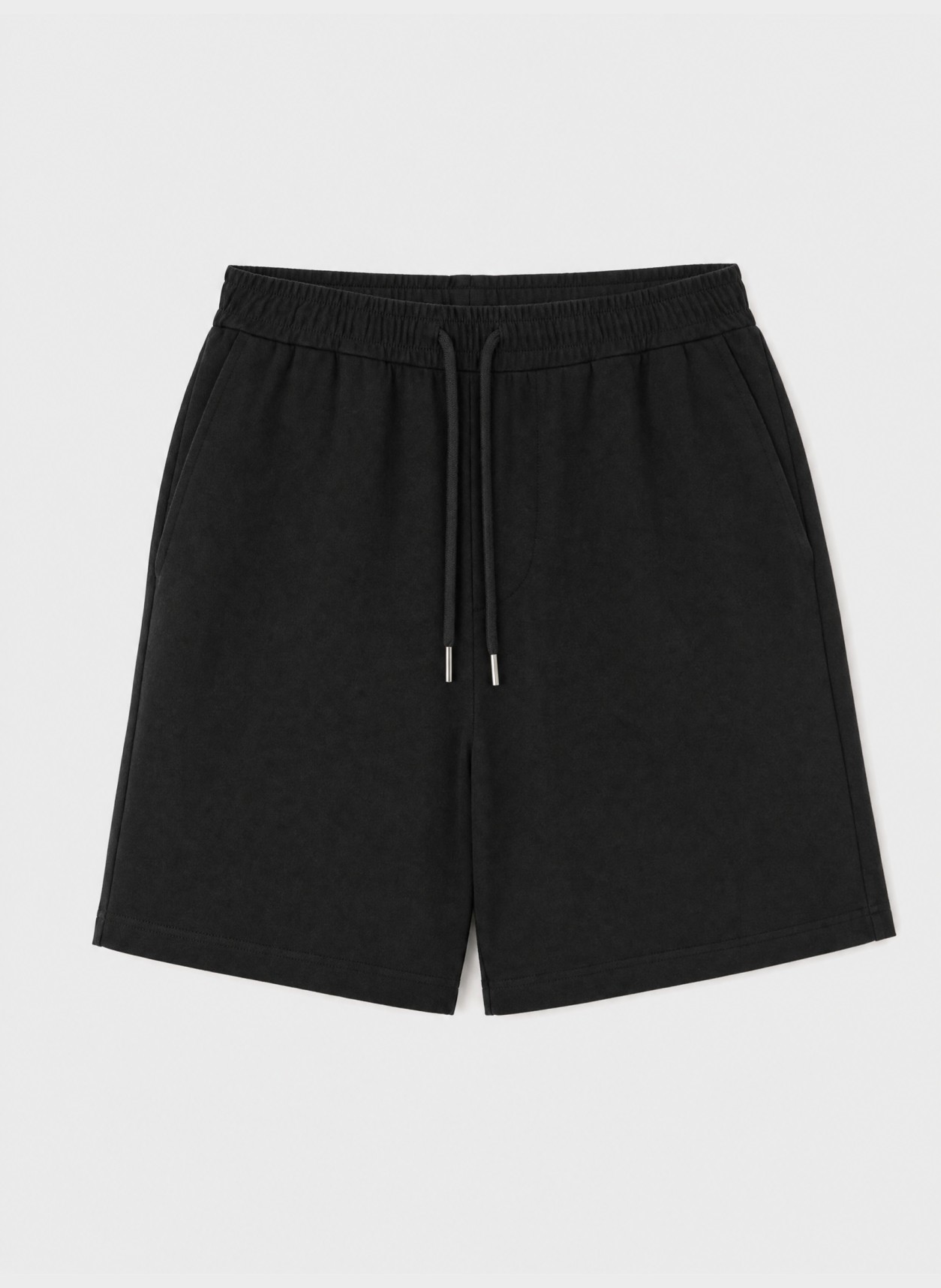 Garment in black, flat product view
