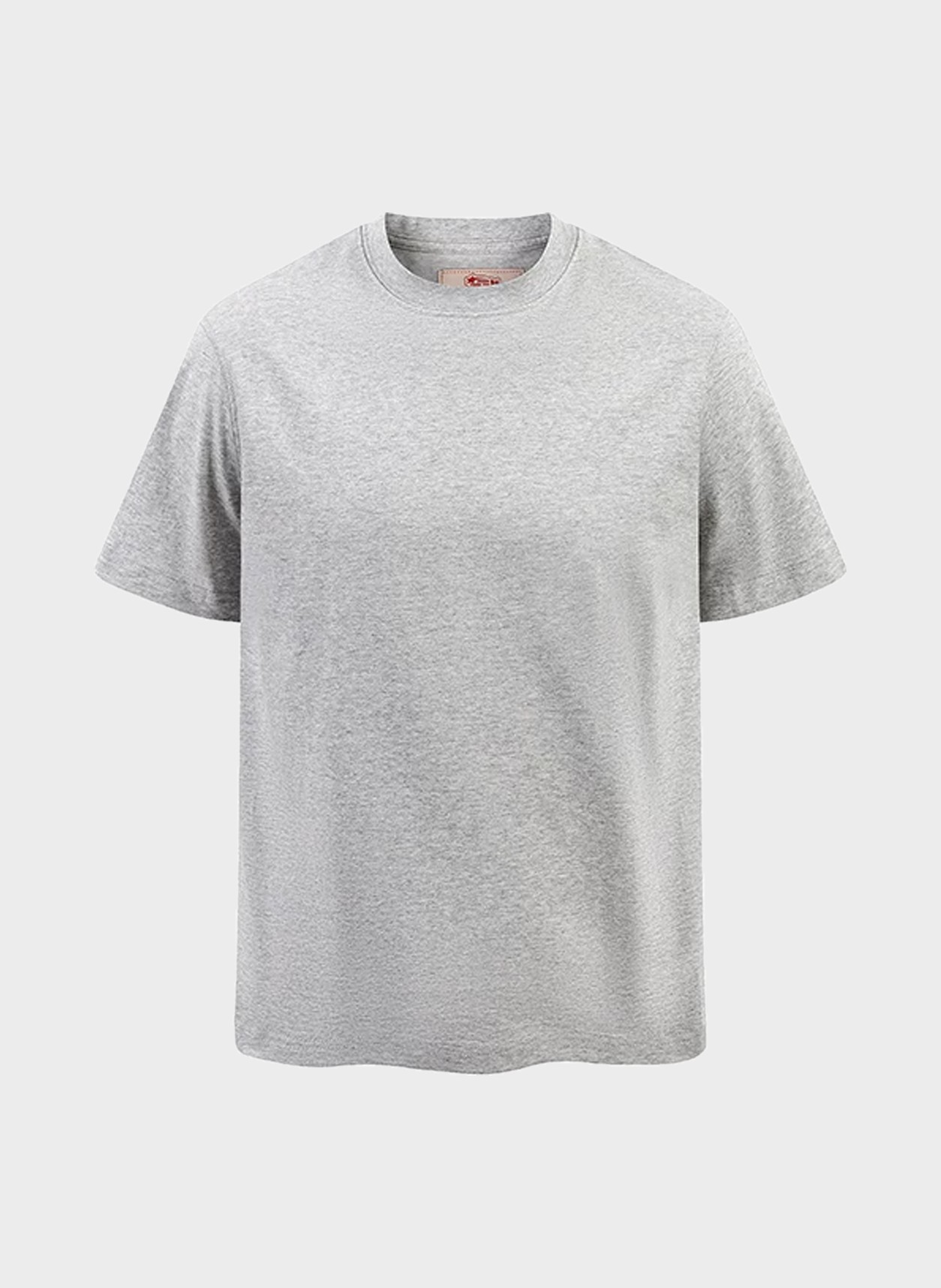 Quick-Dry Crew Tee in heather grey, flat product view