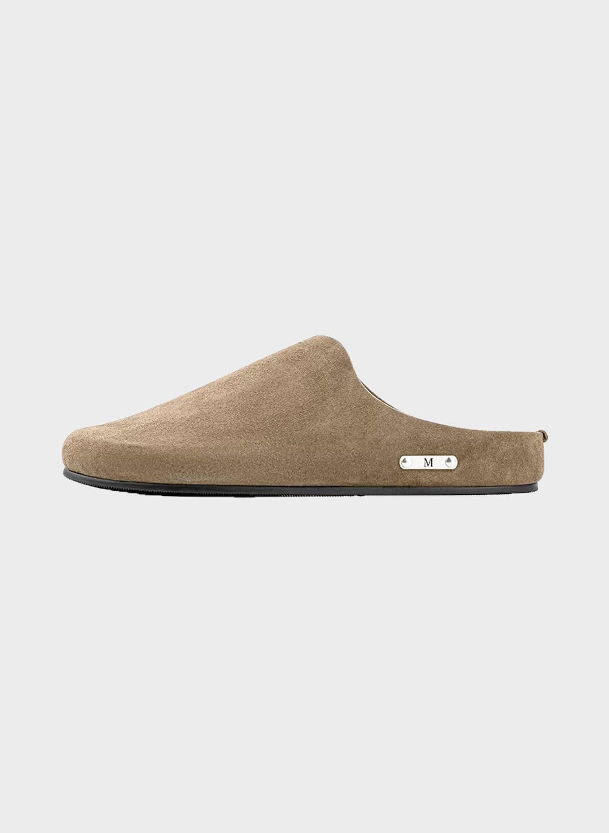 shoes-mule in khaki, product view