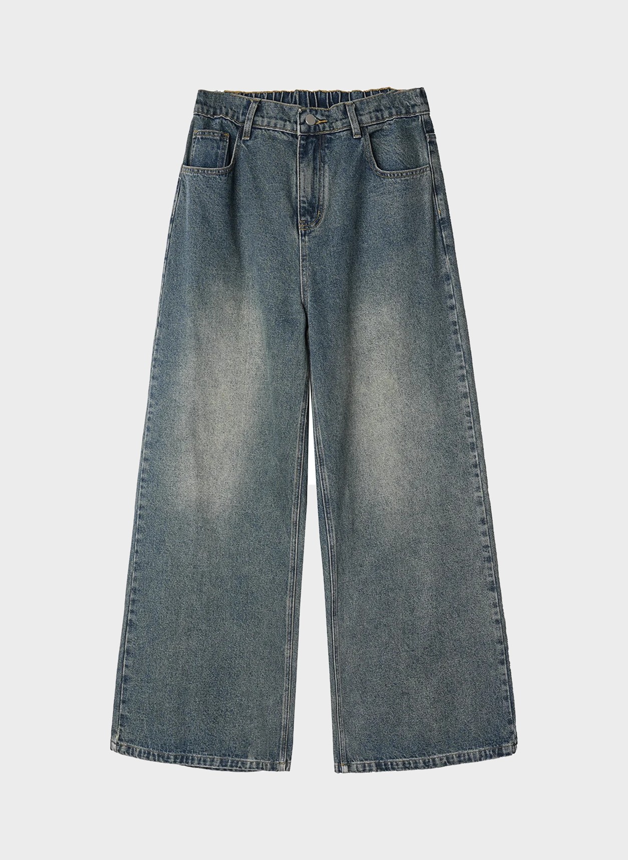 Jeans in blue, flat product view